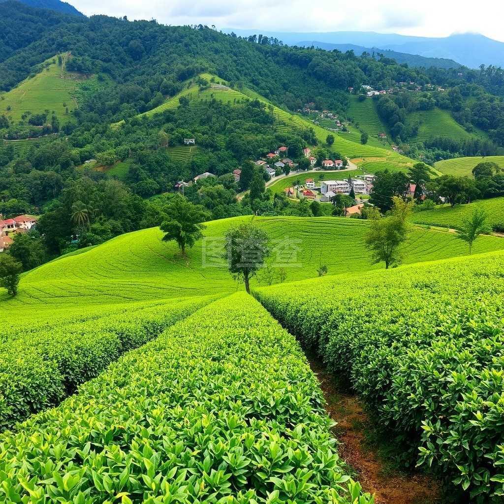 泰国清迈前沙龙茶种植园